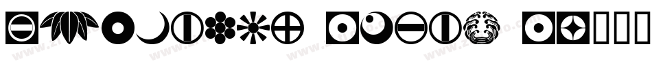 Oriental Icons IV字体转换